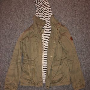 Roxy Green Utility Jacket